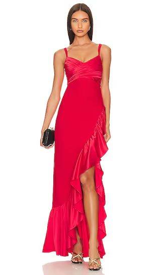 Billie Gown in Scarlet | Revolve Clothing (Global)