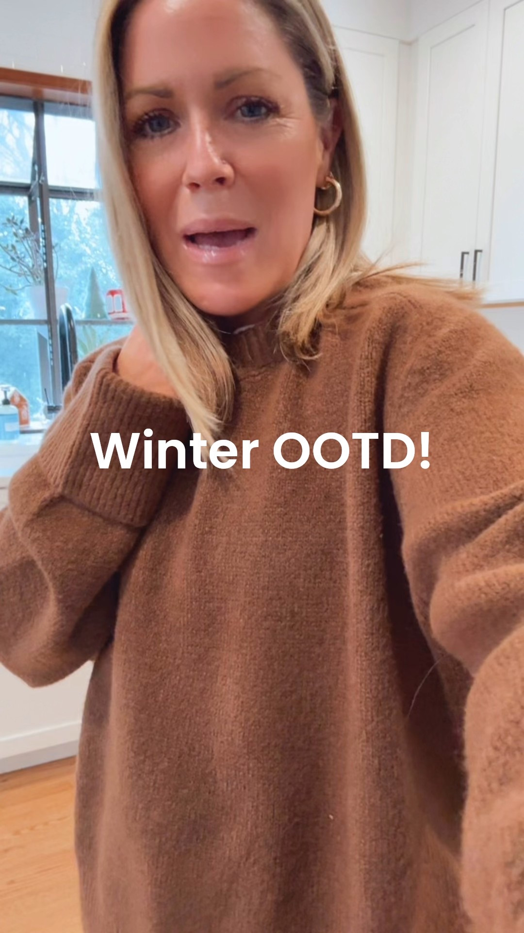 Winter Outfit ft. Abercrombie sweater  and Old Navy jeans! Both on sale. Wearing an XS in sweater and a petite 4 in the jeans (medium wash).

#LTKSaleAlert #LTKFindsUnder50 #LTKPetite