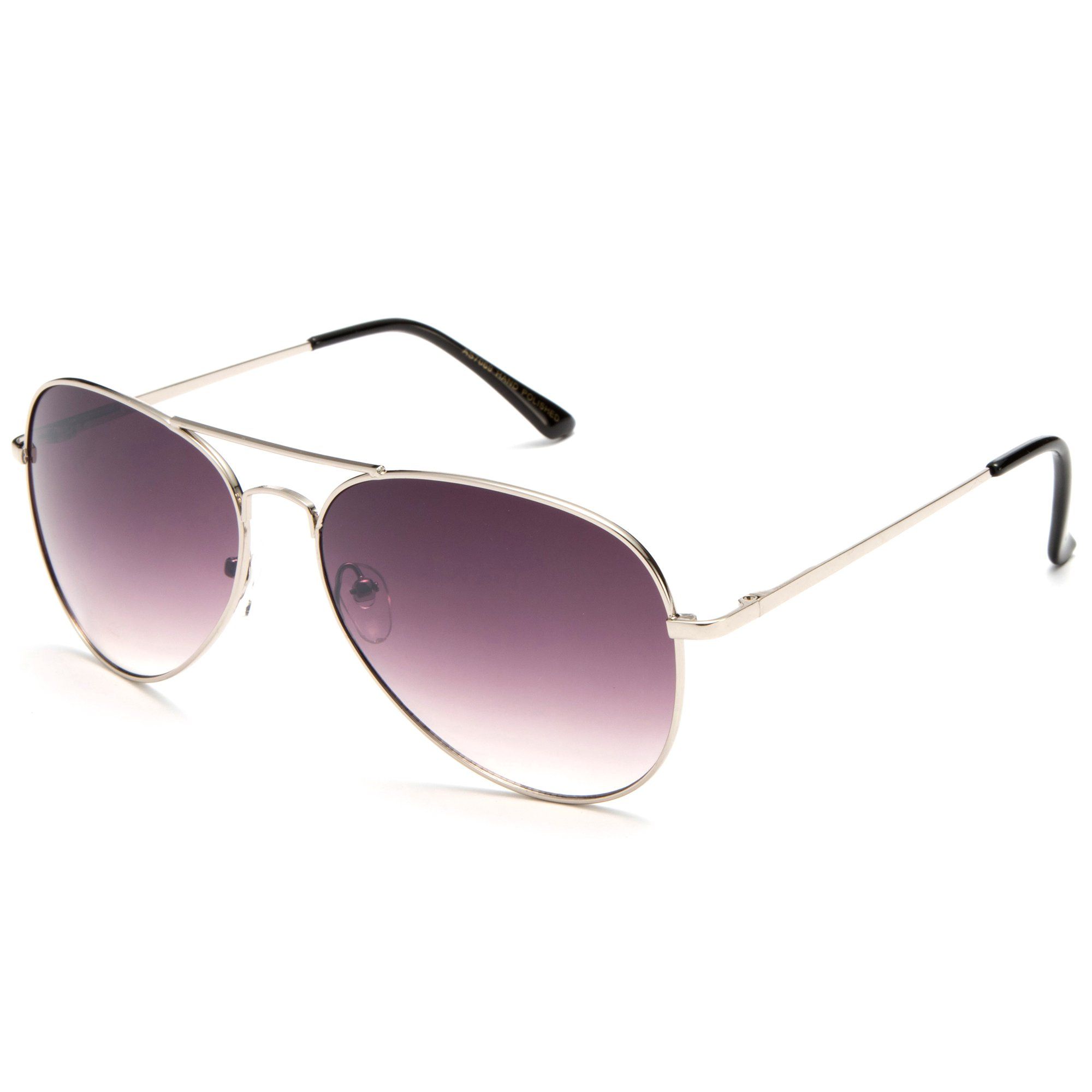 Newbee Fashion -Classic Aviator Sunglasses Flash Full Mirror lenses for Men Women with Spring Hin... | Walmart (US)