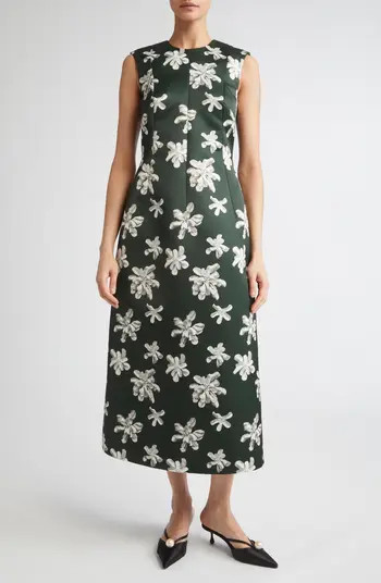 Rumi Genzianella Fit & Flare Midi Dress | Nordstrom