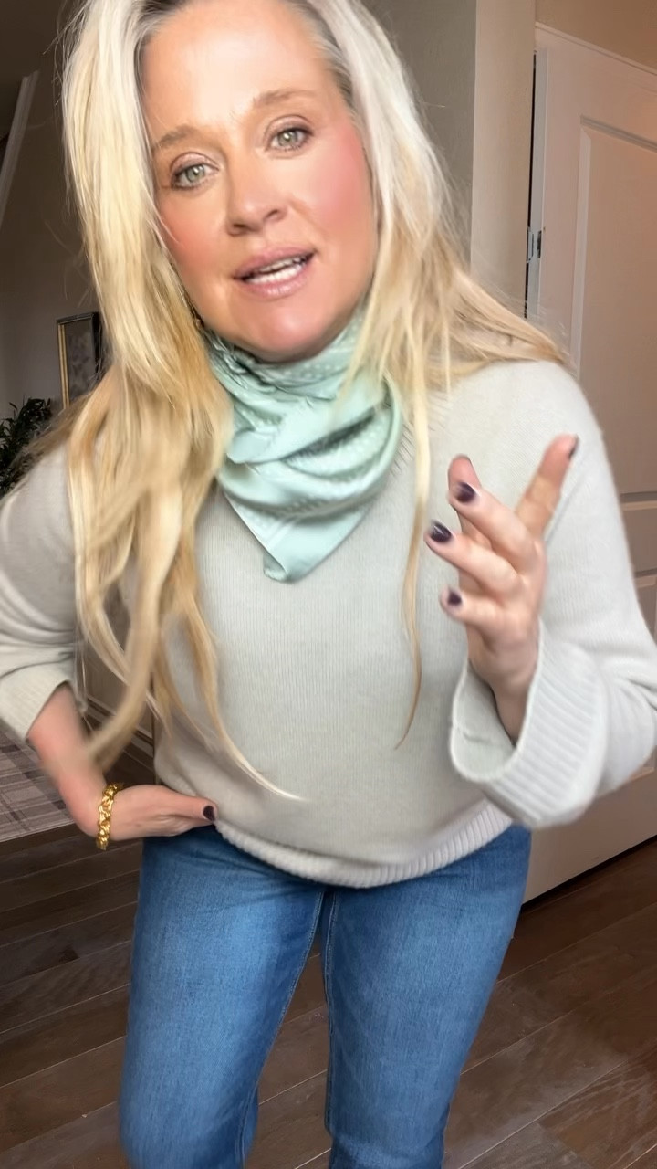  ✨Tap the bell, save and ❤️ for over 40 fashion, midlife style, midsize fashion and luxury looks for less. 

Outfit mistakes aging us fast?
It’s not your age. It’s the wrong jean cut.

If you’re over 40, over 50, or in midlife and suddenly jeans feel tight at the mid-size belly or hormonal belly area… it’s not you.

Hormones shift. Weight redistributes. Bodies change.

The fix isn’t shrinking yourself.
It’s choosing better structure.

A mid-rise straight leg jean skims instead of squeezes.
It balances proportions.
It supports a midlife body instead of fighting it.

Then add a lighter wash, soft cashmere, and a scarf and suddenly you look polished, not frumpy.

This is over 40 fashion.
This is over 50 style.
This is midlife style that works with your body.

Comment JEANS and I’ll send the details.

Helping you look good, feel good — Lindsey Denver 🤍

#over40fashion #over50style #midlifestyle #midsizefashion #hormonalbelly #bellyfriendlystyle #genxstyle 

Follow my LTK @Over40andmidlife on the @shop.LTK app to view this post and get my exclusive app-only content!

#liketkit 
@shop.ltk
https://liketk.it/5TRqN

Follow my LTK @Over40andmidlife on the @shop.LTK app to view this post and get my exclusive app-only content!

#liketkit #LTKOver40 #LTKMidsize #LTKootd
@shop.ltk
https://liketk.it/5TRtm