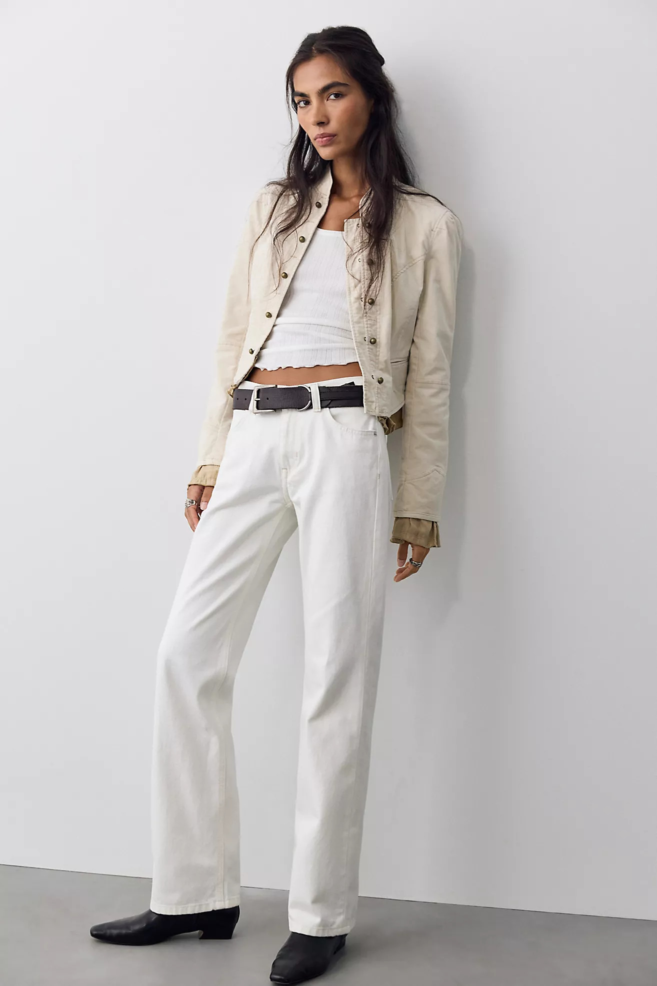 We The Free Luna Mid-Rise Straight Jeans | Free People (Global - UK&FR Excluded)