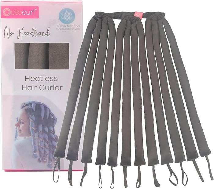 Octocurl No Headband Heatless Hair Curler – Soft Octopus Curling Wrap for Overnight Curls, Spir... | Amazon (US)