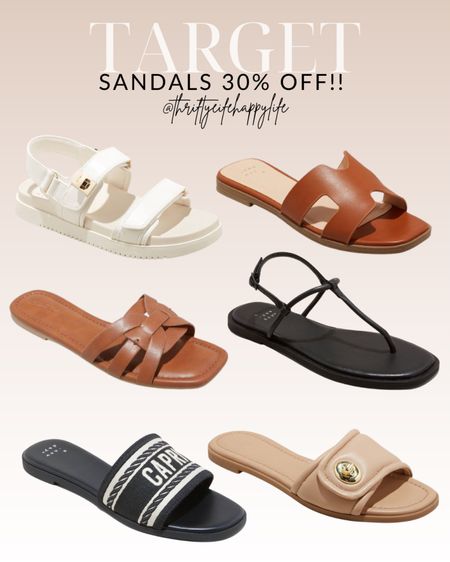 Target 🎯 sandals are on sale this weekend! 30% off!! 

#LTKsalealert #LTKfindsunder50 #LTKshoecrush