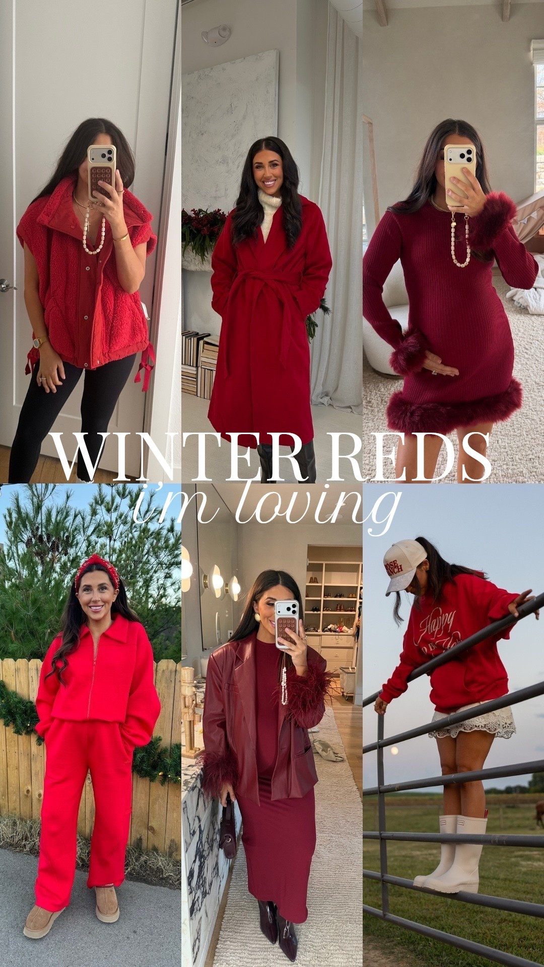 More red looks! My yllw the label set (bottom left corner) is on major sale right now and in stock!! 

winter red, Amazon two piece set, vest, rustler hoodie, coat, winter coat, Nashville, mom of 3, Dede Raad, dress up buttercup

#LTKFindsUnder100 #LTKBump #LTKFindsUnder50