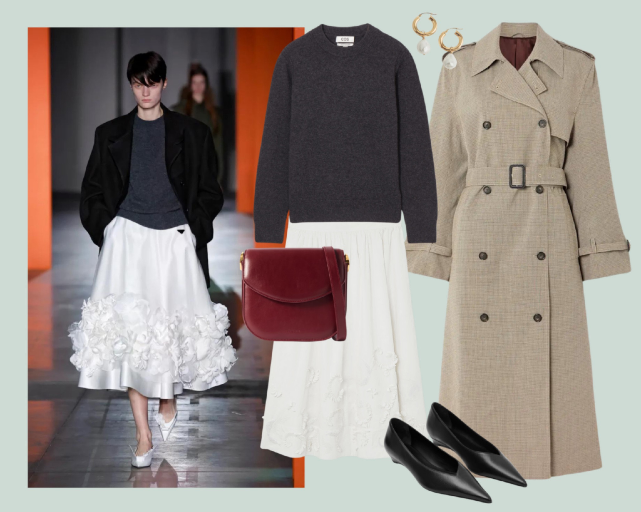 Outfit I soured by Prada runway look. #skirt #prada #spring 

#LTKSeasonal