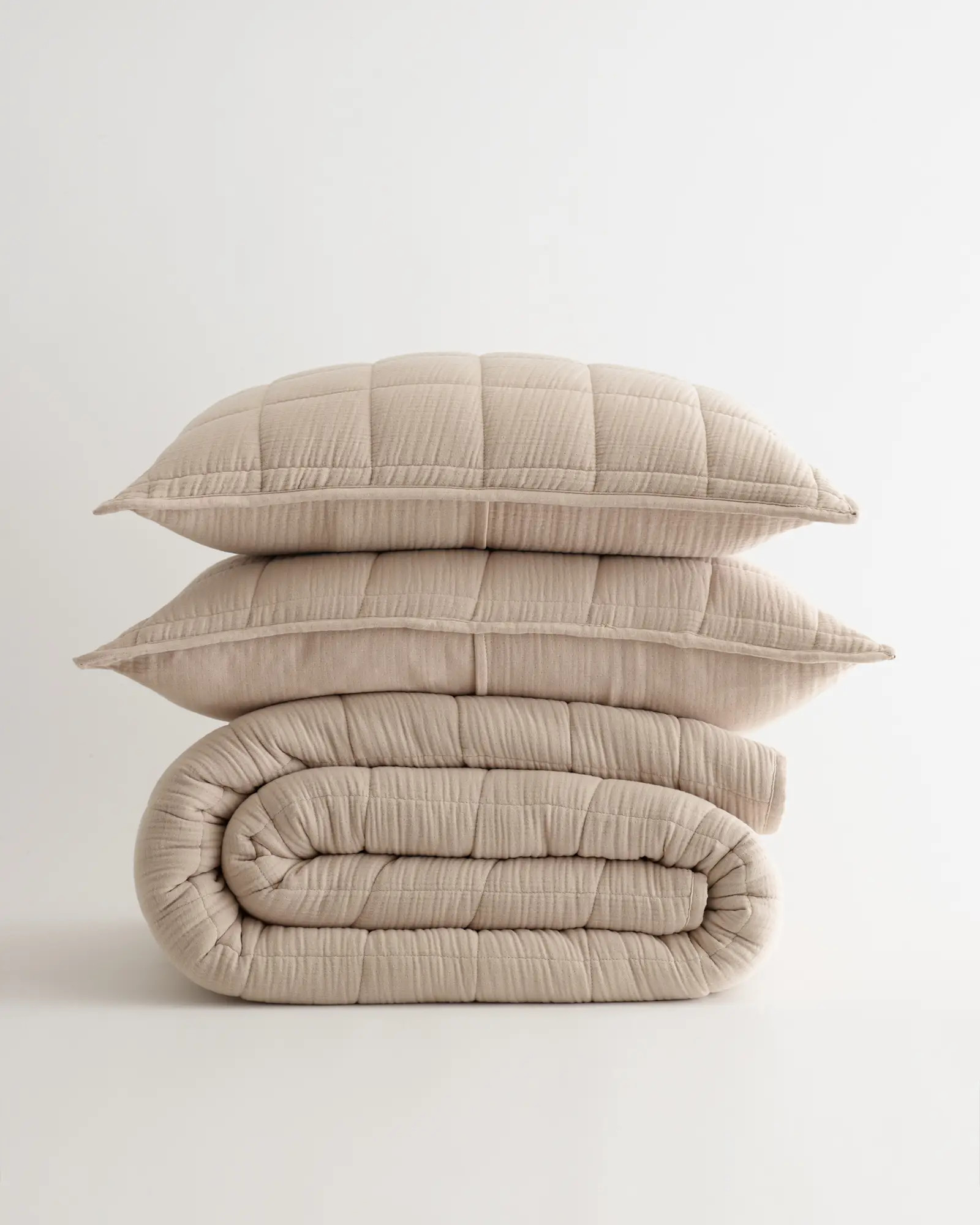 Organic Airy Gauze Box Quilt Set | Quince