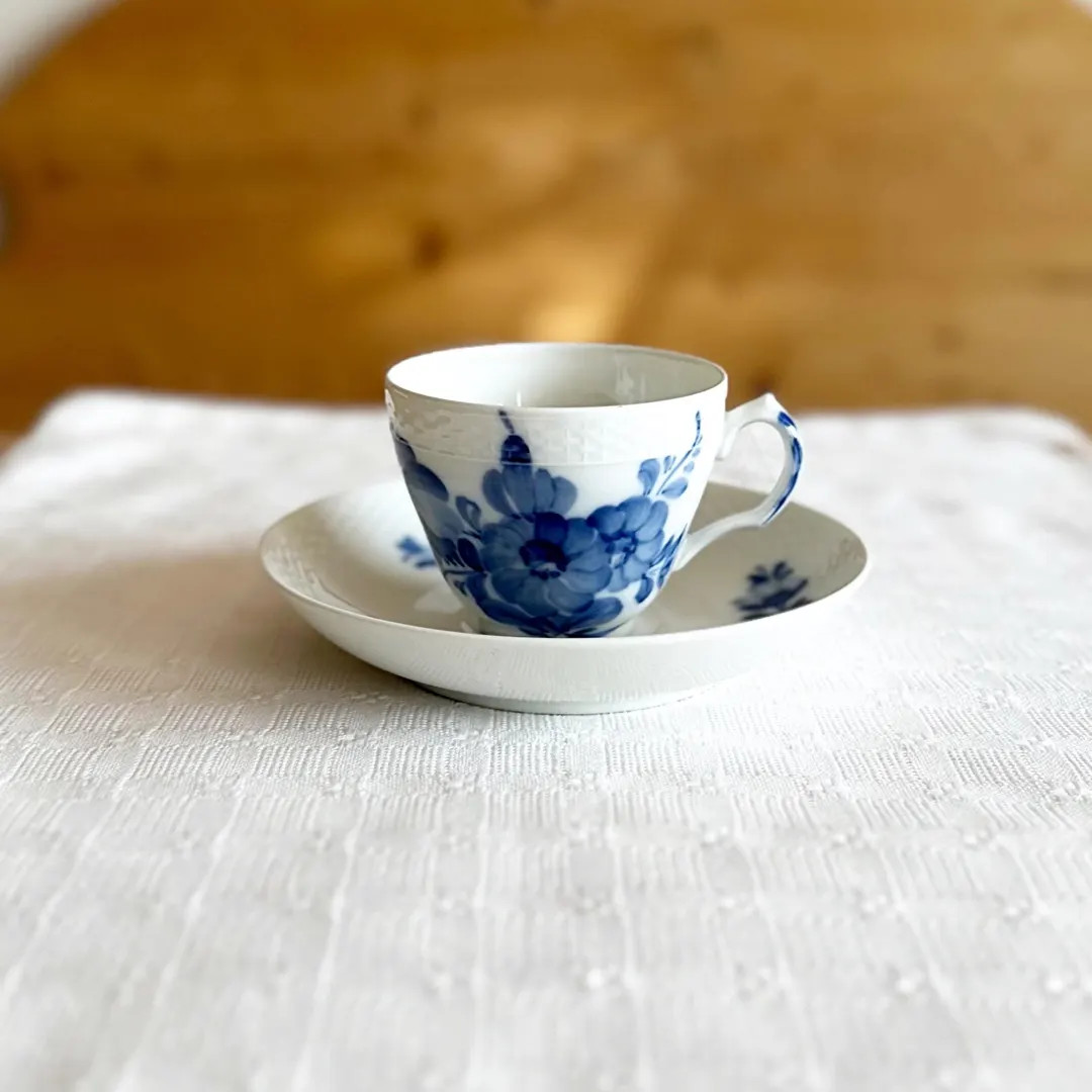 Vintage 1960s Royal Copenhagen Denmark Delicate Hand Painted Porcelain Cup and Saucer 10/8040 - E... | Etsy (US)