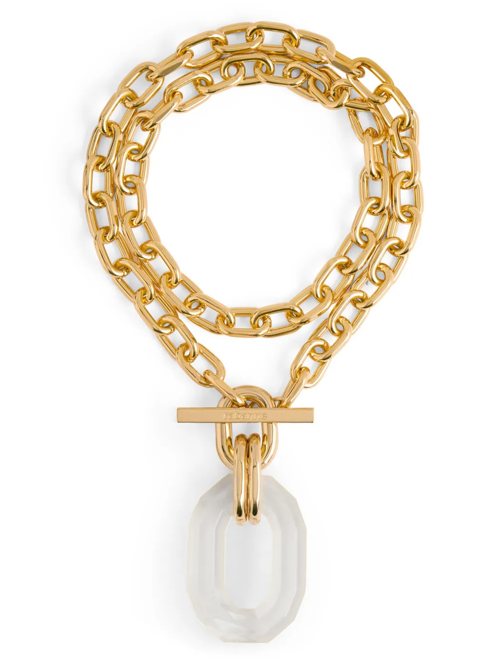 Rabanne Gold XL cable-link Necklace - Farfetch | Farfetch Global