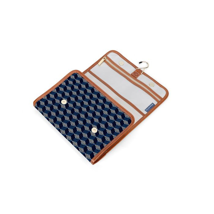 Hanging Toiletry Kit - Monogram Stripe | Barrington Gifts