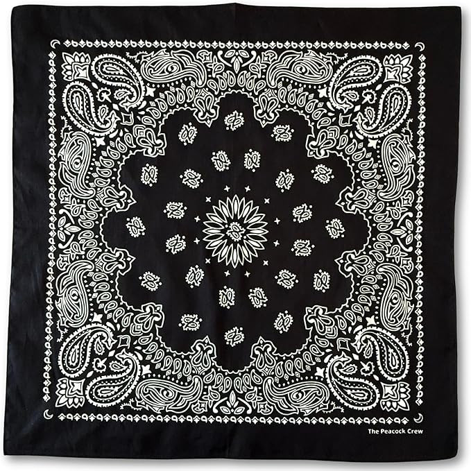Bandanas in Premium Soft Cotton for Men Women Kid Bandana Paisley Scarf Neckerchief Bulk or Singl... | Amazon (US)