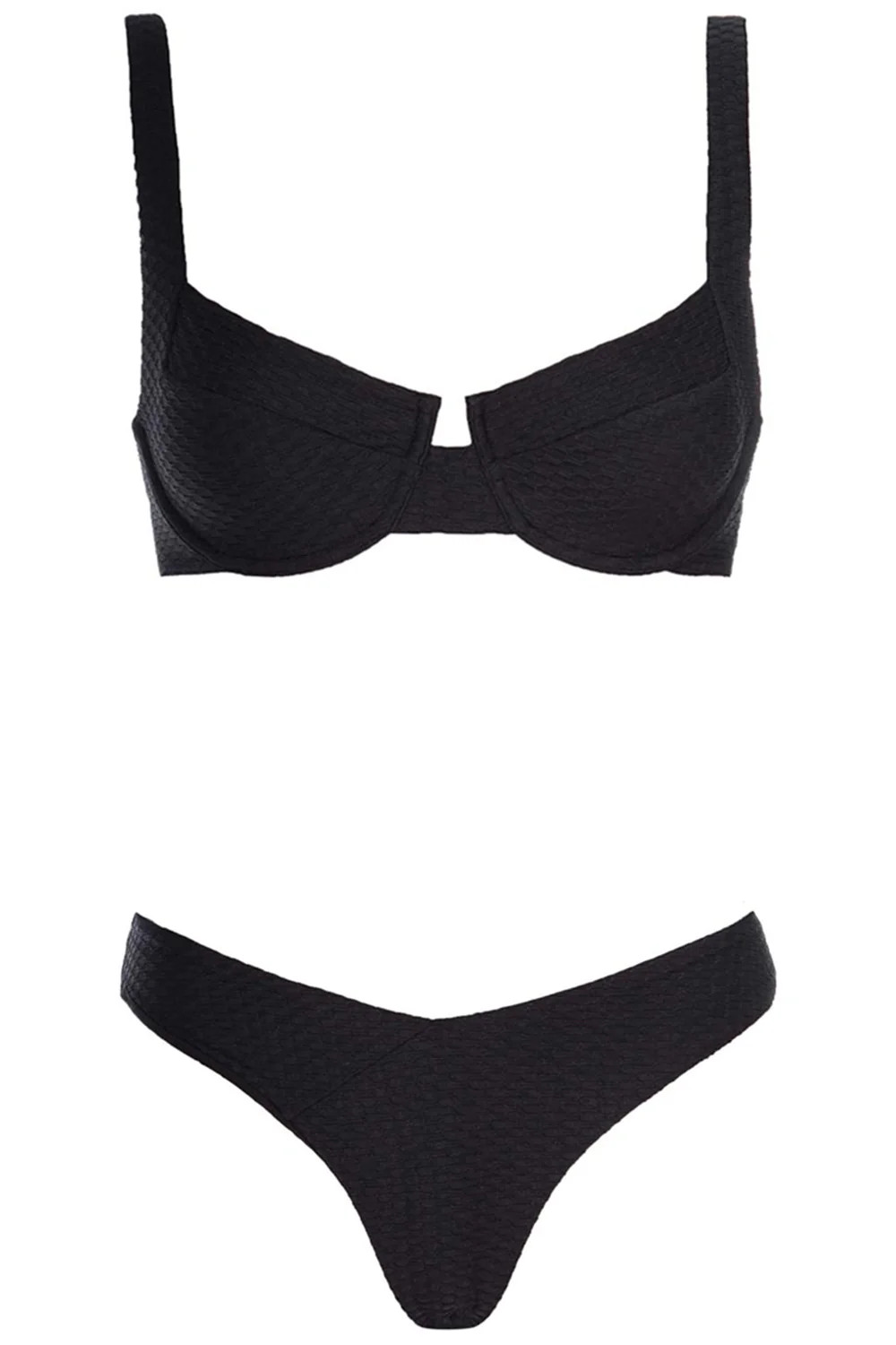 Laguna Bikini Black Set | VETCHY LLC