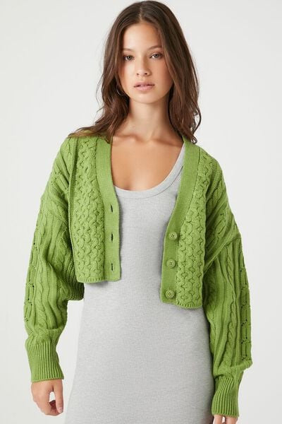 Batwing-Sleeve Cardigan Sweater | Forever 21 (US)