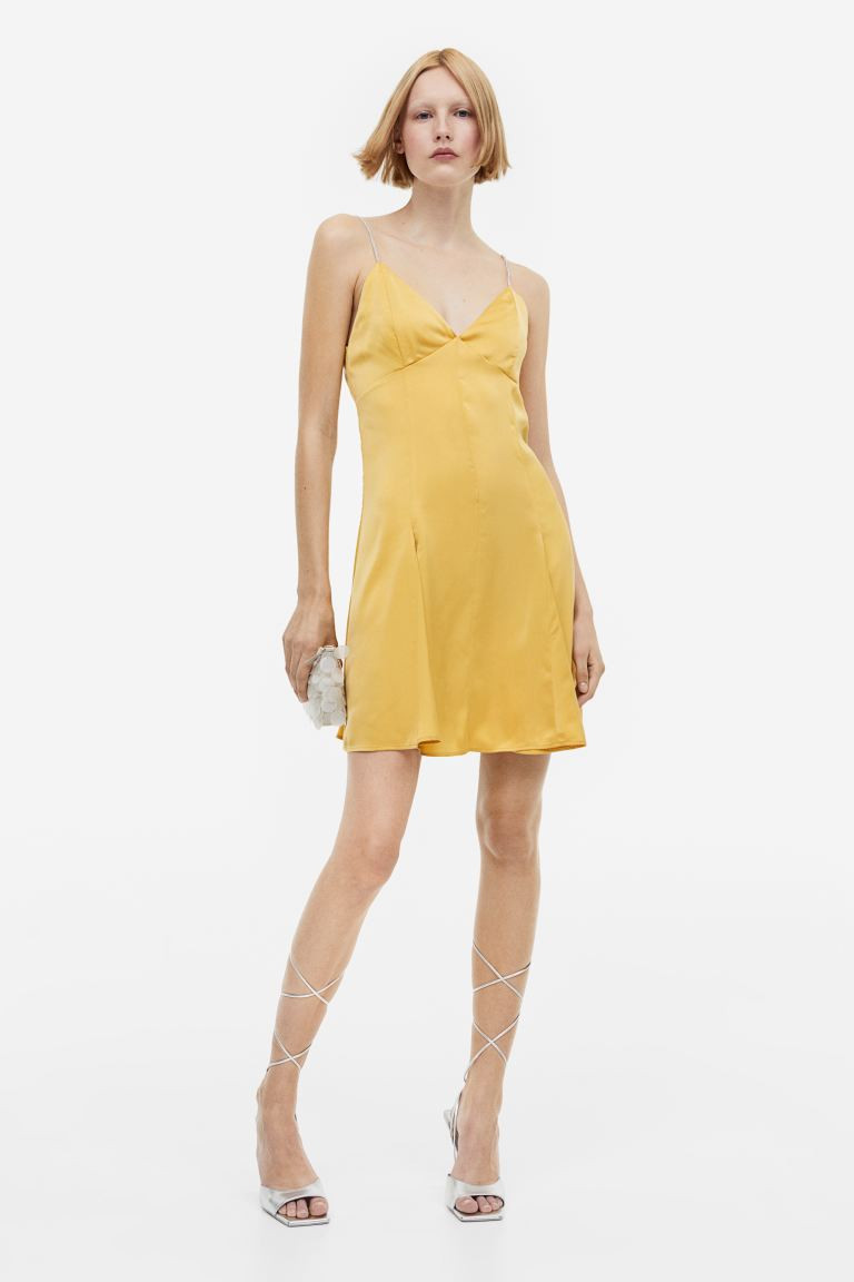 Rhinestone-strap Dress | H&M (US + CA)