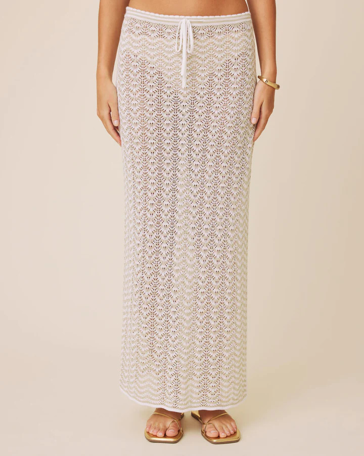 Eleni Stripe Sweater Skirt | Splendid