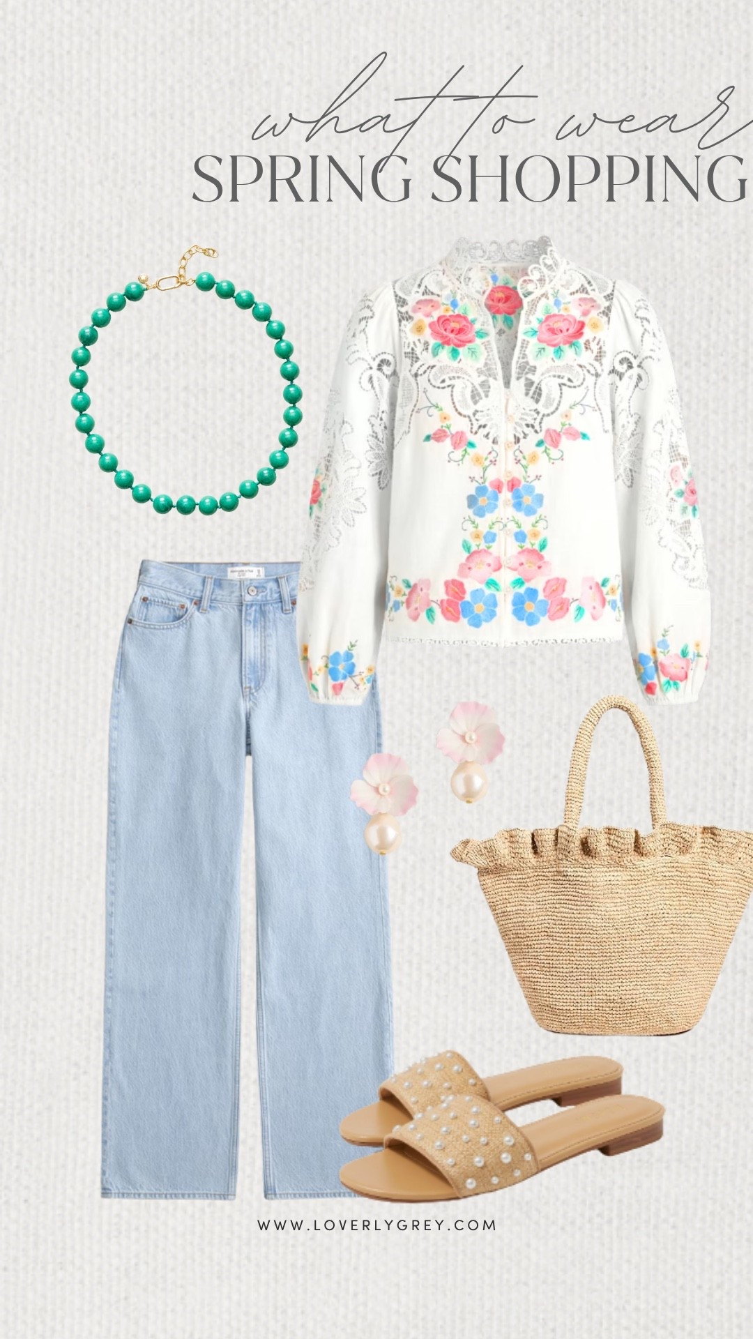 Loverly Grey, what to wear while shopping this spring! This top is sure to turn heads! Pair it with some light wash denim, a beaded necklace, and cute flower earrings! Grab a cute tote and match it with these pearl embellished flats from Target! Loverly Grey, what to wear, spring shopping

#LTKdayinmylife #LTKgrwm #LTKootd