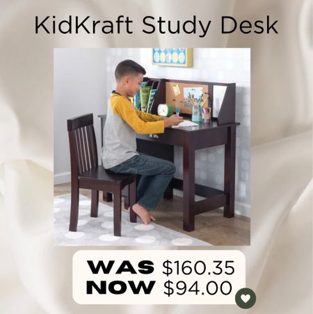 🎯💥  KidKraft Wooden Children's Study Desk with Chair 
🔥🔥PRICE DROP!! $94!!

#LTKSale #LTKsalealert #LTKkids