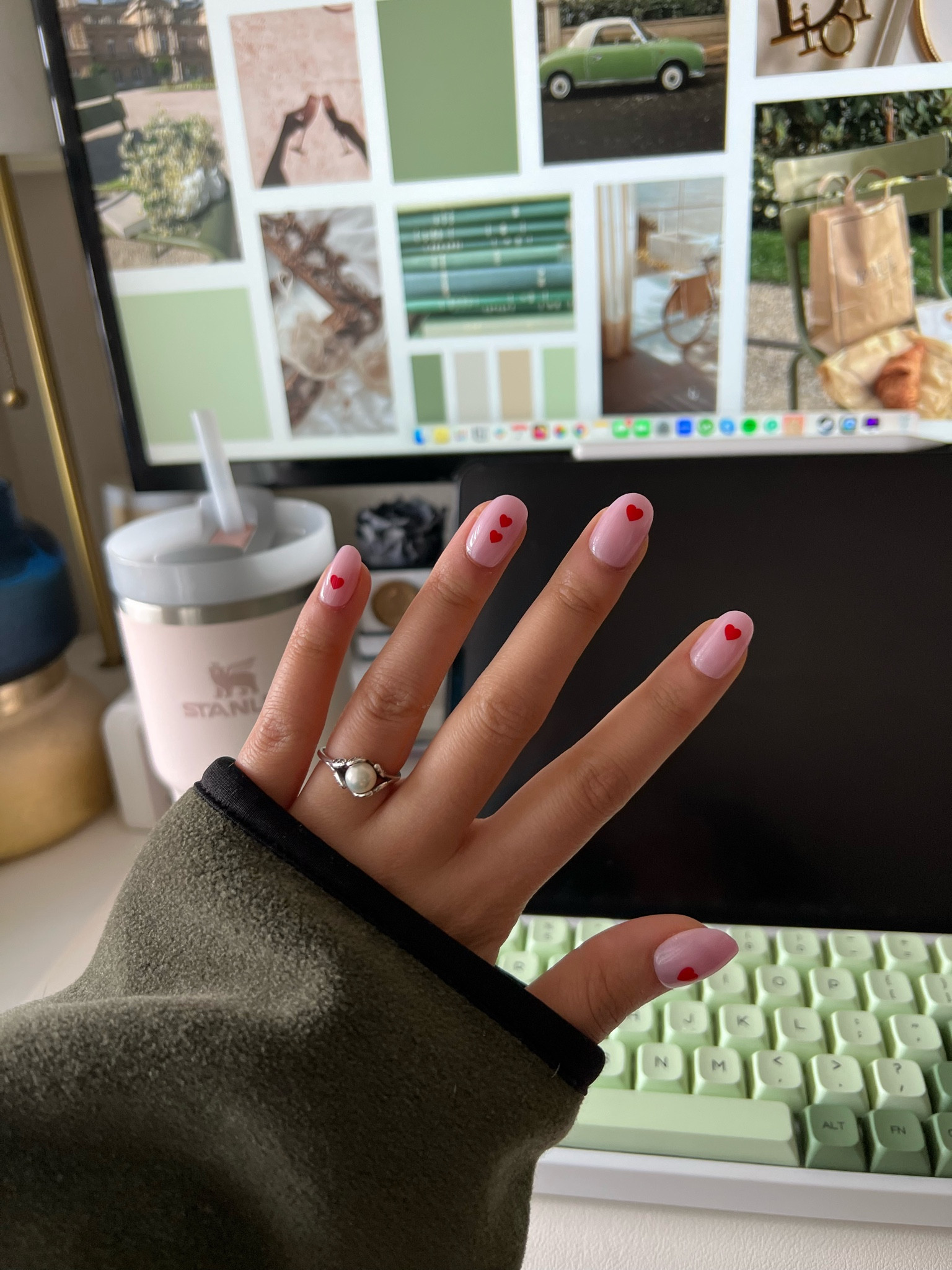  Valentine’s Day // press on nails // manicure // olive and June // work from home // Stanley tumbler // Amazon keyboard 

#LTKSeasonal #LTKbeauty #LTKhome