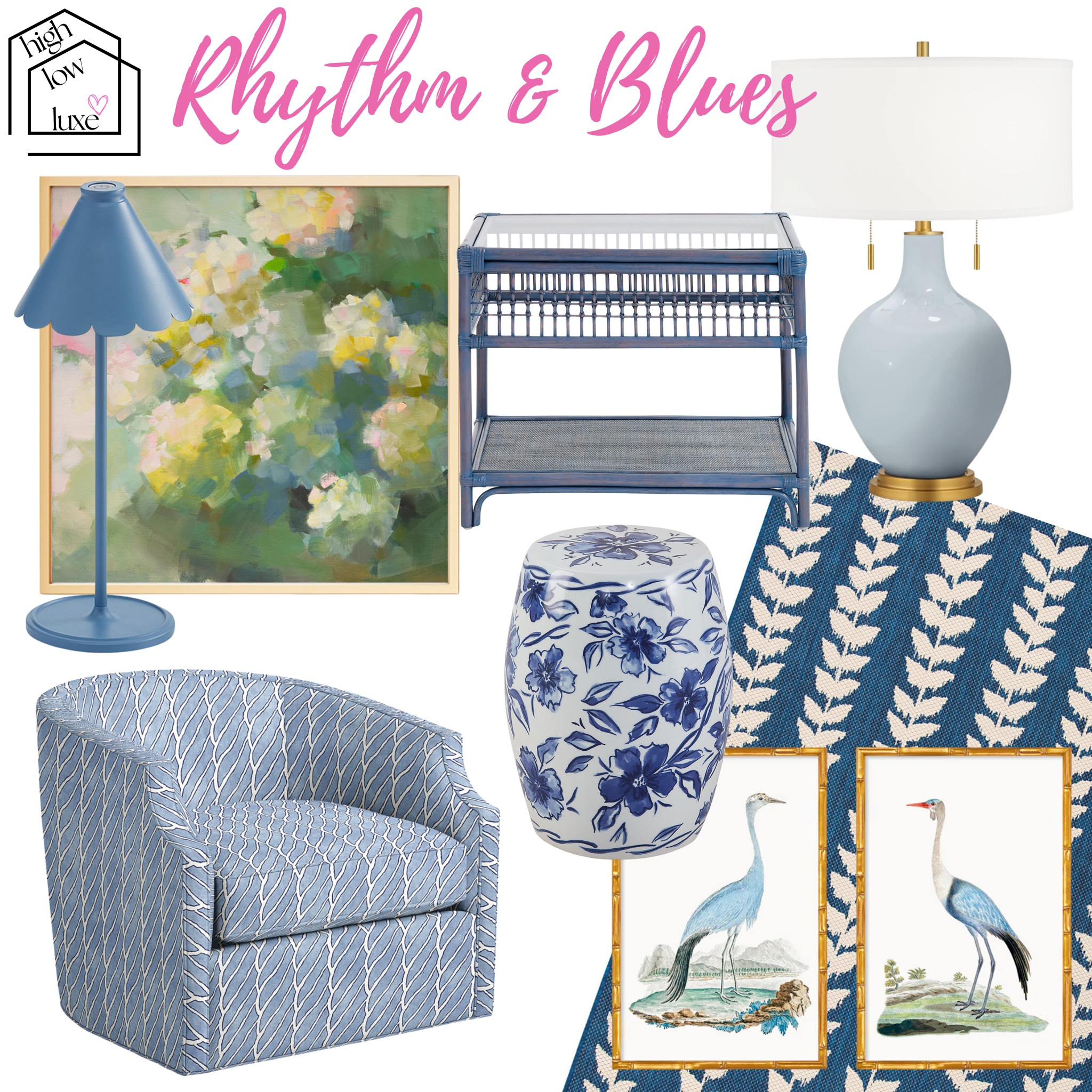 Pretty home decor in shades of blue.💙

#LTKhome #LTKfindsunder100