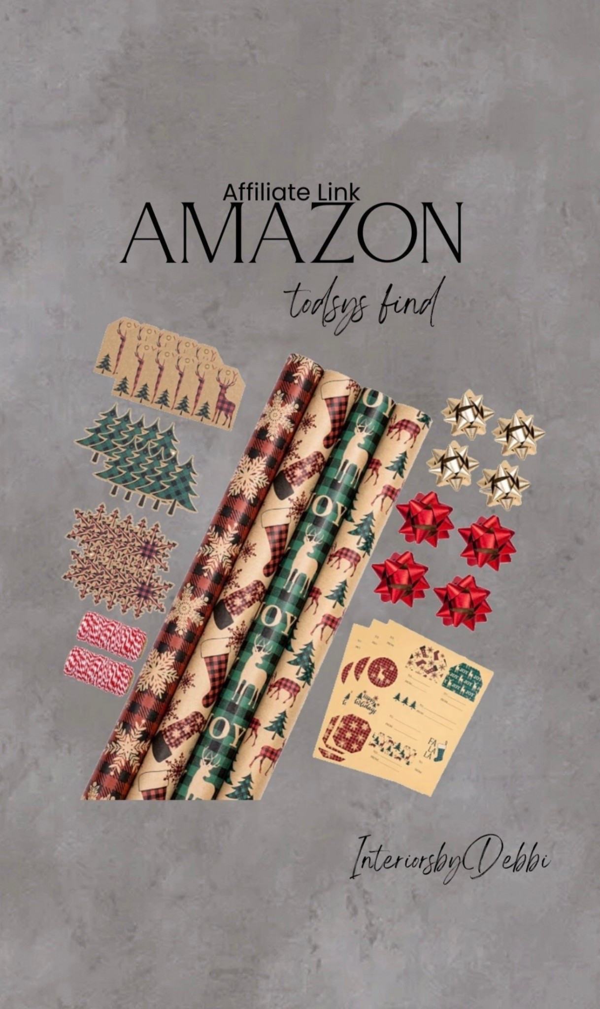 Amazon Find
Christmas wrapping kit, transitional home, modern decor, amazon find, amazon home, target home decor, mcgee and co, studio mcgee, amazon must have, pottery barn, Walmart finds, affordable decor, home styling, budget friendly, accessories, neutral decor, home finds, new arrival, coming soon, sale alert, high end look for less, Amazon favorites, Target finds, cozy, modern, earthy, transitional, luxe, romantic, home decor, budget friendly decor, Amazon decor #amaxonhome



#LTKHoliday #LTKSeasonal #LTKFindsUnder50