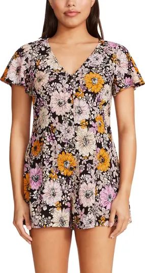 She Hangs Out Floral Print Romper | Nordstrom