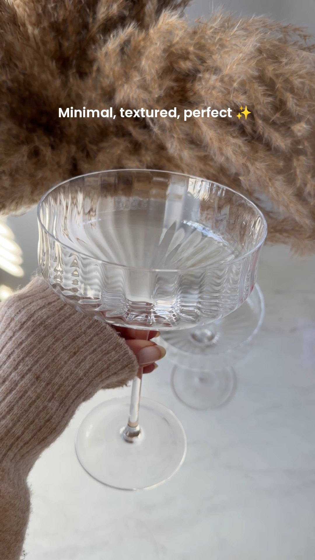 My mind is already busy thinking about all the yummy drinks I can have in this beauty💕

Glassware, elegant glass, coupe glass, ribbed glass, vase, pampas grass, pullover, cream aesthetic, valentines decor 

#LTKFindsUnder50 

#LTKHome #LTKselfcare