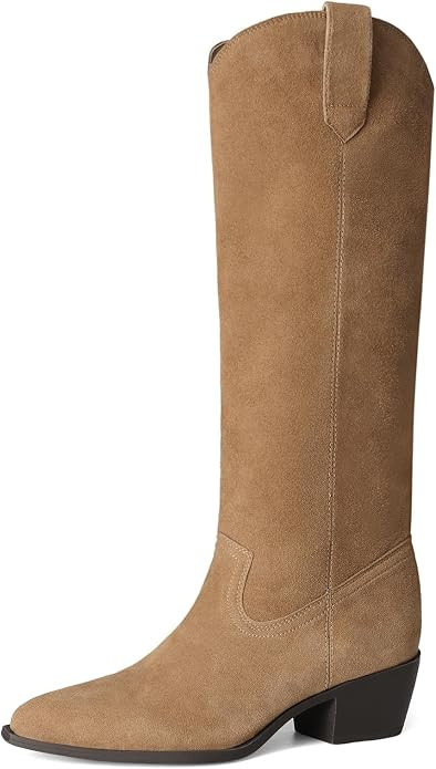 DREAM PAIRS Suede Knee High Fall Tall Boots for Women | Amazon (US)