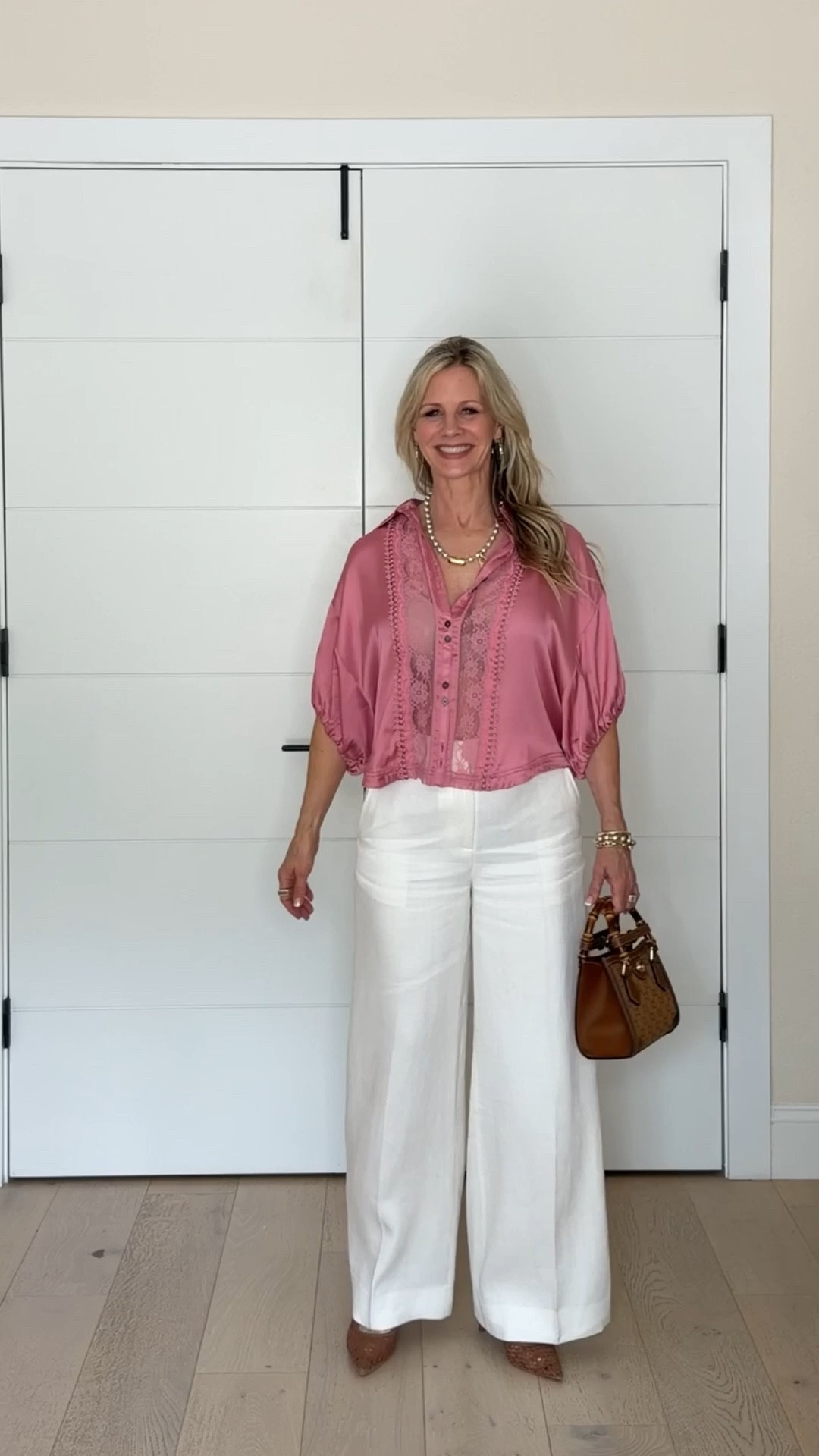 Pink & white = great color combo 💗🤍

#LTKOver40 #LTKootd