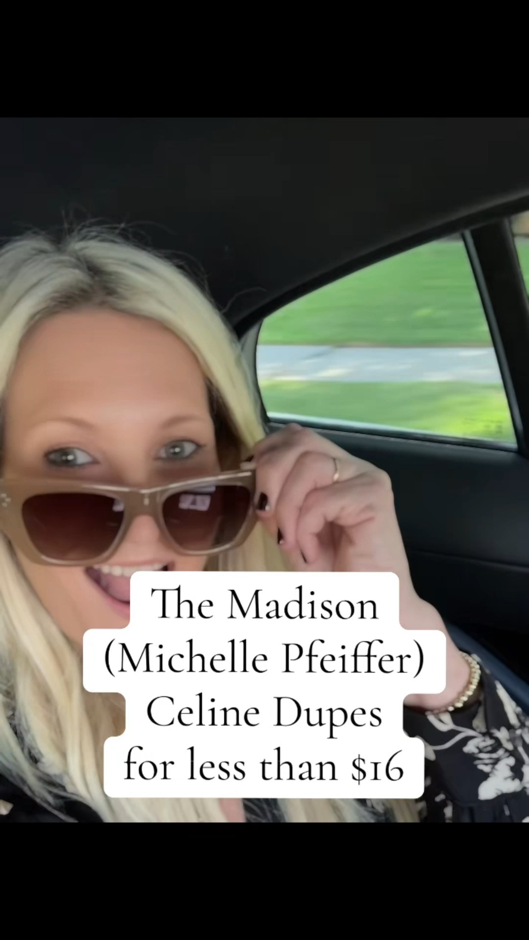 Guys I have found a lot of dupes for The Madison (Celine) but these might be my faves for under $16. These and the best dupes linked below. #celinedupes #themadison #sunnies #ltkunder50 #ltkinder100

#LTKSaleAlert #LTKTravel