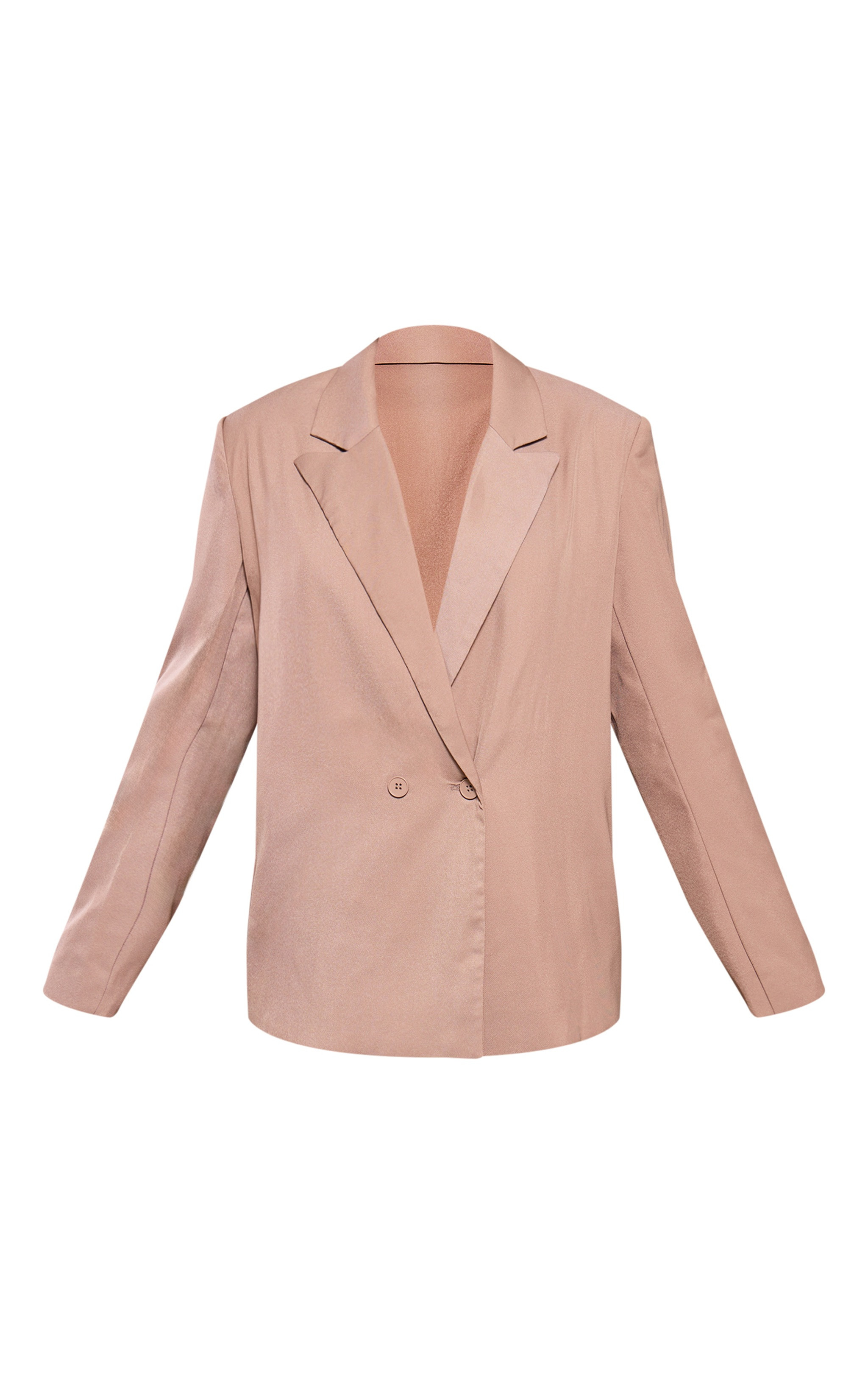 Stone Tailored Woven Oversized Blazer | PrettyLittleThing UK