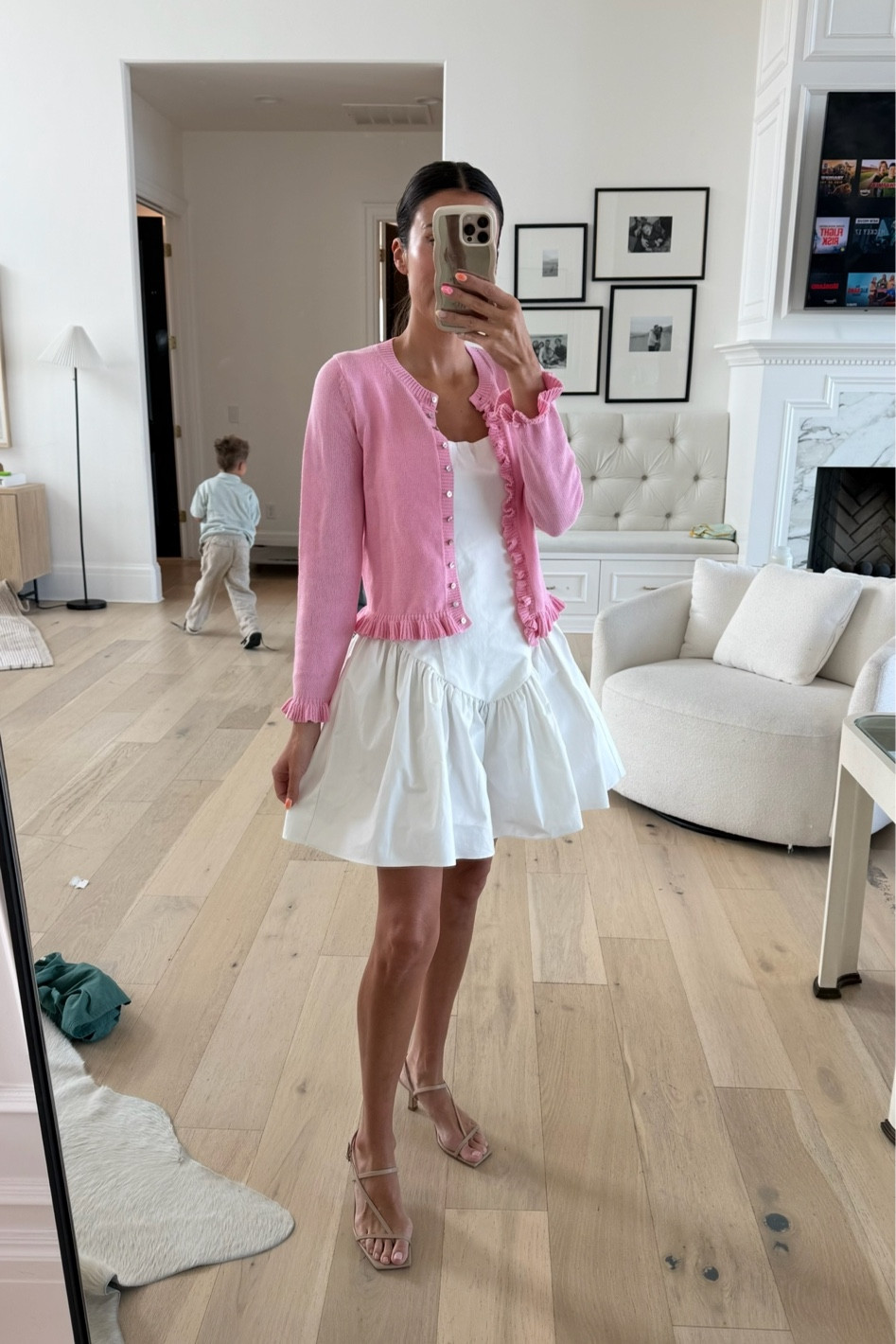 White dress / pink ruffled cardigan for spring 💖

Zara, shopbop, white dress, spring outfit, church outfit, brunch outfit, date night outfit, spring fashion

#LTKStyleTip #LTKFindsUnder100 #LTKSeasonal