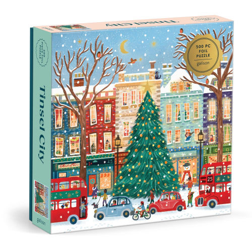 Tinsel City 500 Piece Foil Puzzle | Barnes & Noble