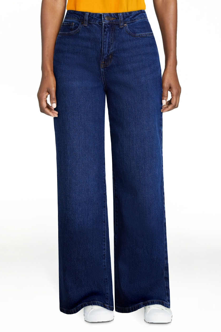 Scenario Women's Wide Leg Jeans, Sizes 0-20 | Walmart (US)