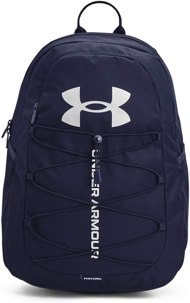 Under Armour Unisex-Adult Hustle Sport Backpack , Midnight Navy (410)/Metallic Silver , One Size ... | Amazon (US)