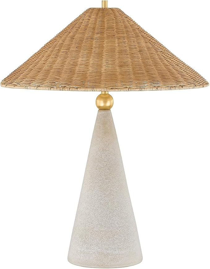 Mitzi HUSDON Valley Lighting HL968201-AGB/CDW Perilla - 1 Light Table Lamp 28 inches Tall and 22 ... | Amazon (US)