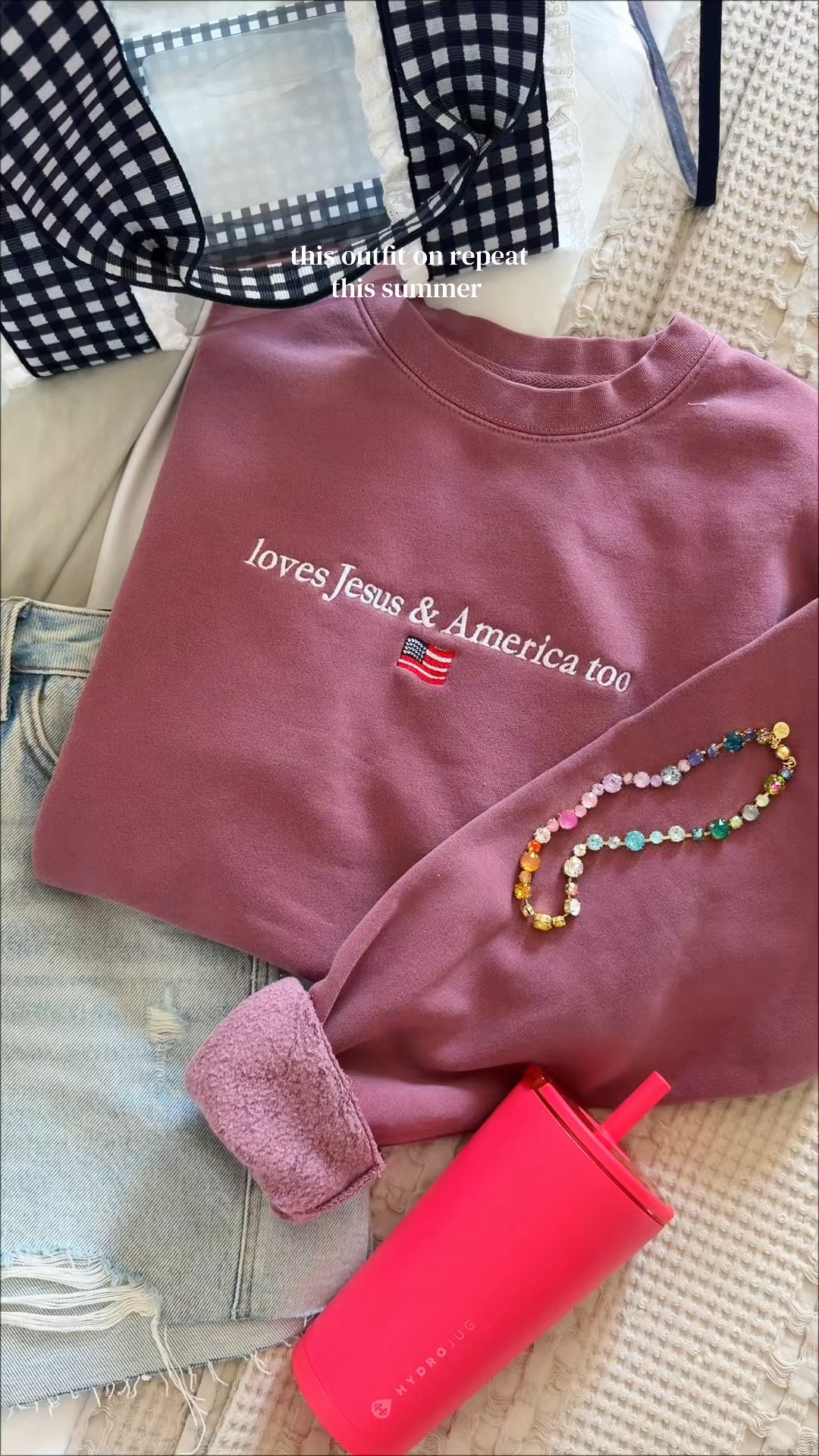 Loved Jesus and America too ✨

Christian graphic sweatshirt, patriotic fashion, America themed outfit, cute summer mom outfit, faith based clothing, casual patriotic style, Fourth of July fashion. If you’re looking for a comfortable outfit that celebrates both your faith and your love for America, this sweatshirt is such a cute option for summer nights, holiday weekends, and year-round casual wear

#LTKootd #LTKSeasonal #LTKmomlife