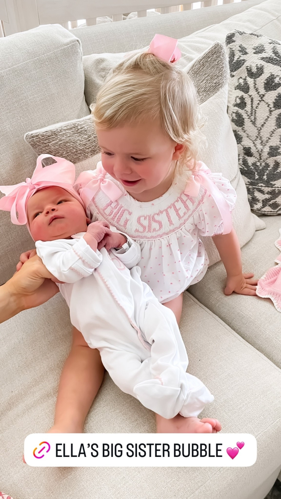 The sweetest moment when Ella met Avery for the first time. 🥹🤍🎀

#LTKBaby #LTKKids #LTKFamily