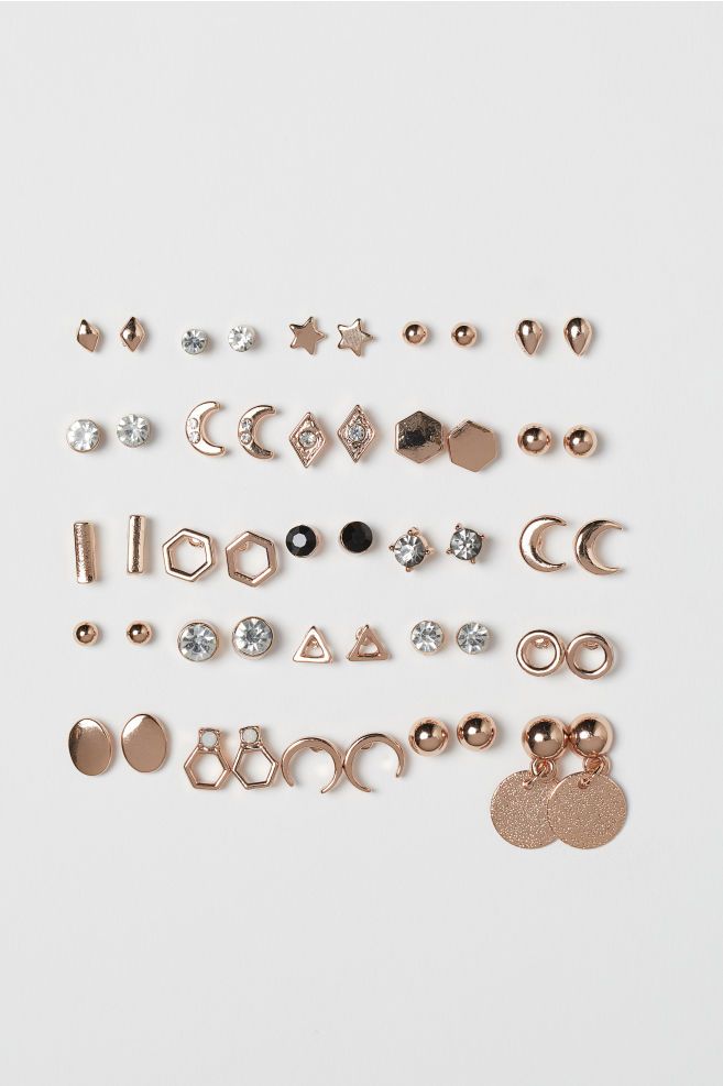 25 pairs Stud Earrings | H&M (US + CA)