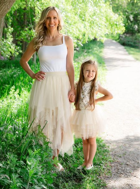 Mommy, daughter matching photo shoot idea. Tulle skirts white bodysuit. #familyphotos #mommyandme #motherdaughter

#LTKunder100 #LTKkids #LTKfamily