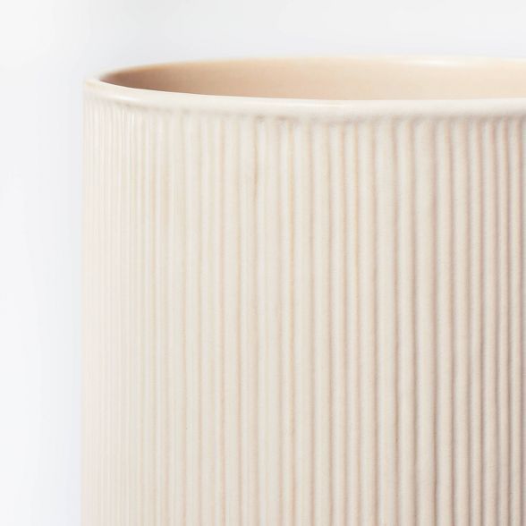 Textured Ceramic Vase Off White - Threshold™ designed with Studio McGee | Target