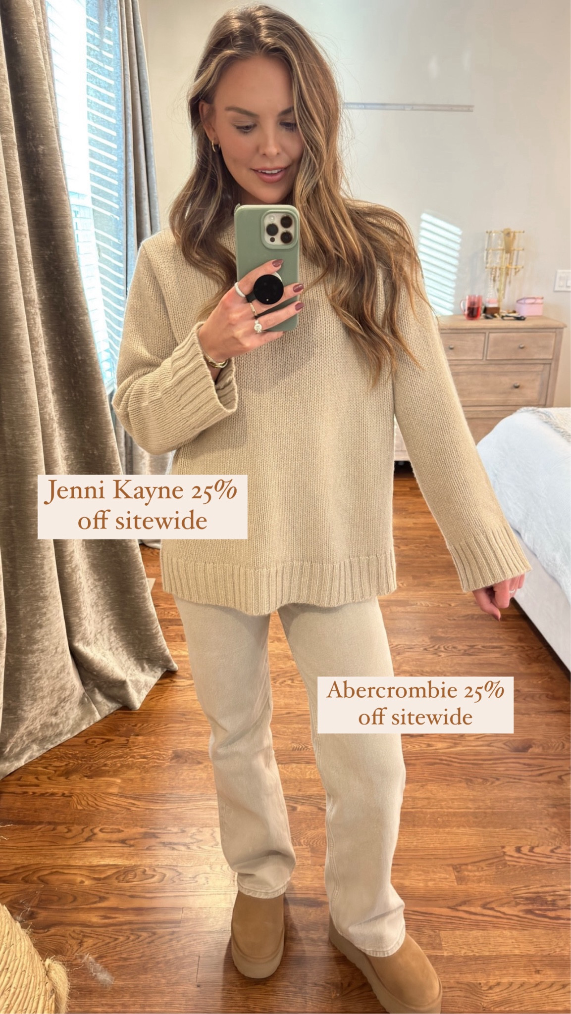 Abercrombie and Jenni Kayne both 25% off sitewide!! 

#LTKsalealert #LTKCyberWeek #LTKGiftGuide