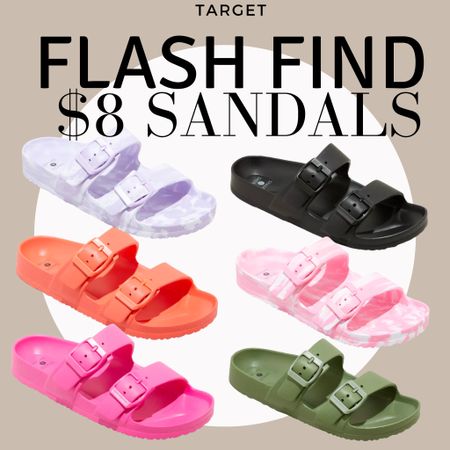 SALE ALERT!🚨 My fave Shade and Shore sandals are on sale for $8 today at Target and there are SO many colors. I’m wearing the coral red I’m normally an 8.5 and I got a size 8 and they fit perfect. I can’t wait to wear them at the beach and the pool this summer! #sandals #shoes #target #targetstyle #targetfashion #targetfinds #targetsale #sale #clearance #beach #summer. summer. sandals. Rubber sandals. Target shoes. Target finds. Target fashion. Target sandals. Target deals. Strap sandals. Birkenstocks. Rubber Birkenstocks. #ootd #wiw 

#LTKunder50 #LTKshoecrush #LTKsalealert