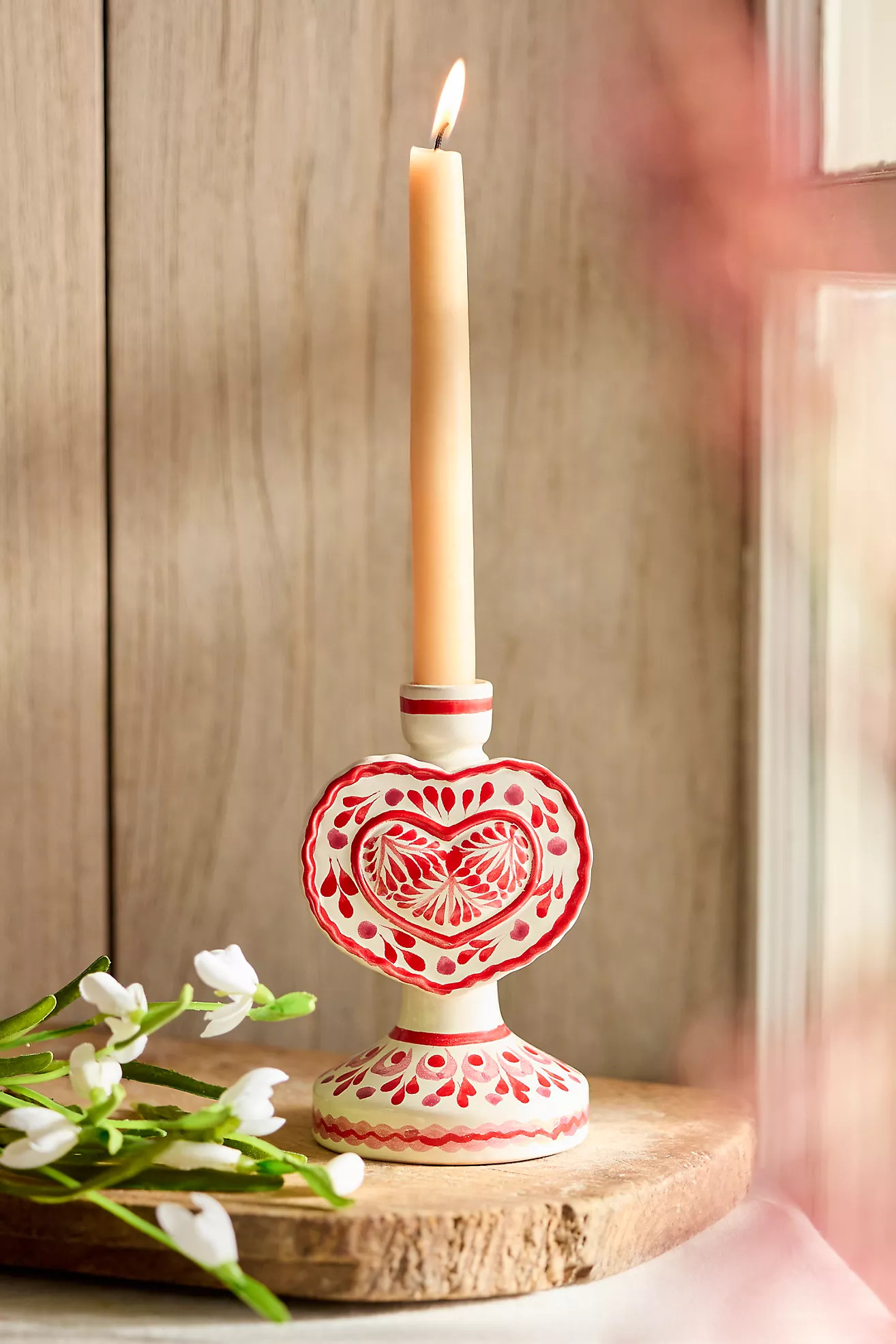 Gorky Gonzalez Heart Taper Holder | Anthropologie (US)