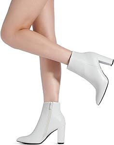 Women's Chunky High Heel Ankle Booties | Amazon (US)
