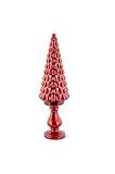 K&K Interiors 54450A-RD-1 19 Inch Red Mercury Glass Tree on Pedestal | Amazon (US)