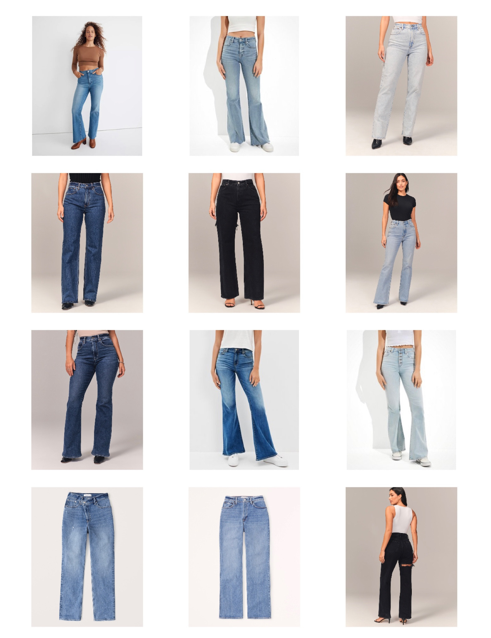 My favorite jeans! These jeans work so good on my curvy body. Abercrombie, American eagle and madewell! 

#LTKunder100 #LTKcurves