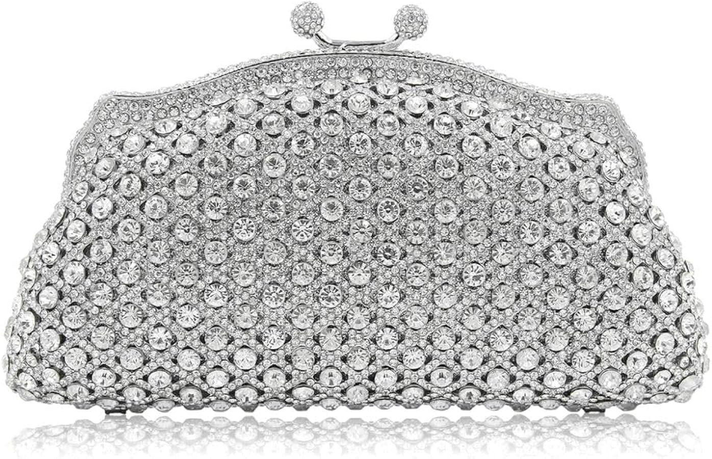 Glittering Evening Clutch Bag Crystal Rhinestone Handbags for Women Wedding Prom Party Night Purs... | Amazon (US)