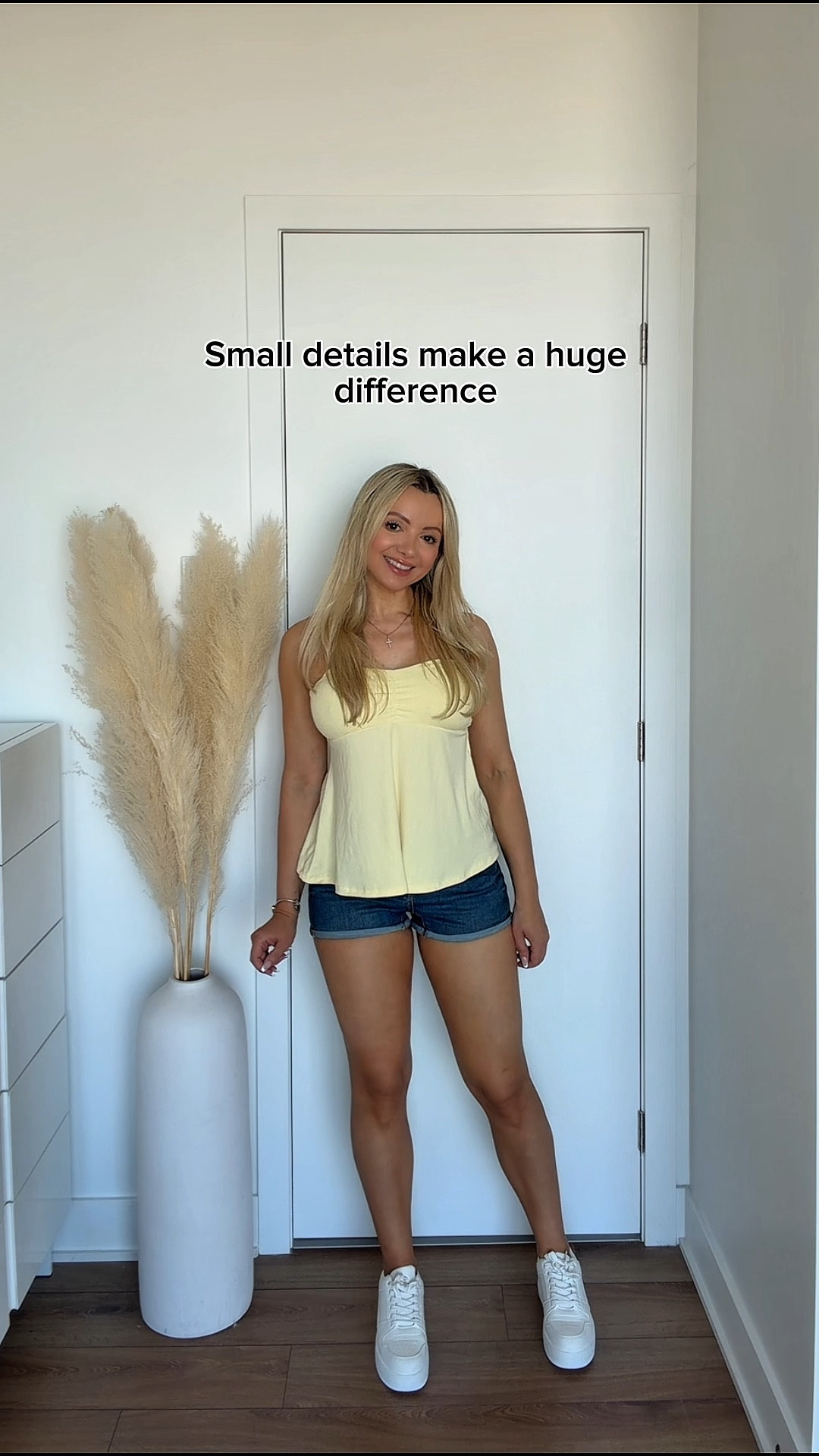 Casual outfit idea

Denim shorts sneakers tube top

#LTKootd #LTKSaleAlert #LTKgrwm