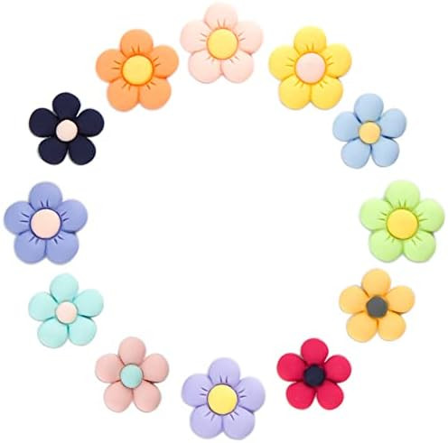 Cute Flower Resin Fridge Magnets for Adults Kitchen Refrigerator Door Decoration (Plum Blossom) | Amazon (US)
