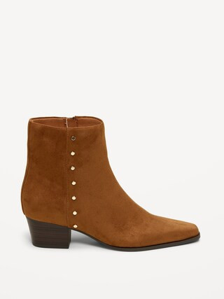 Low-Heel Booties for Women | Old Navy (US)